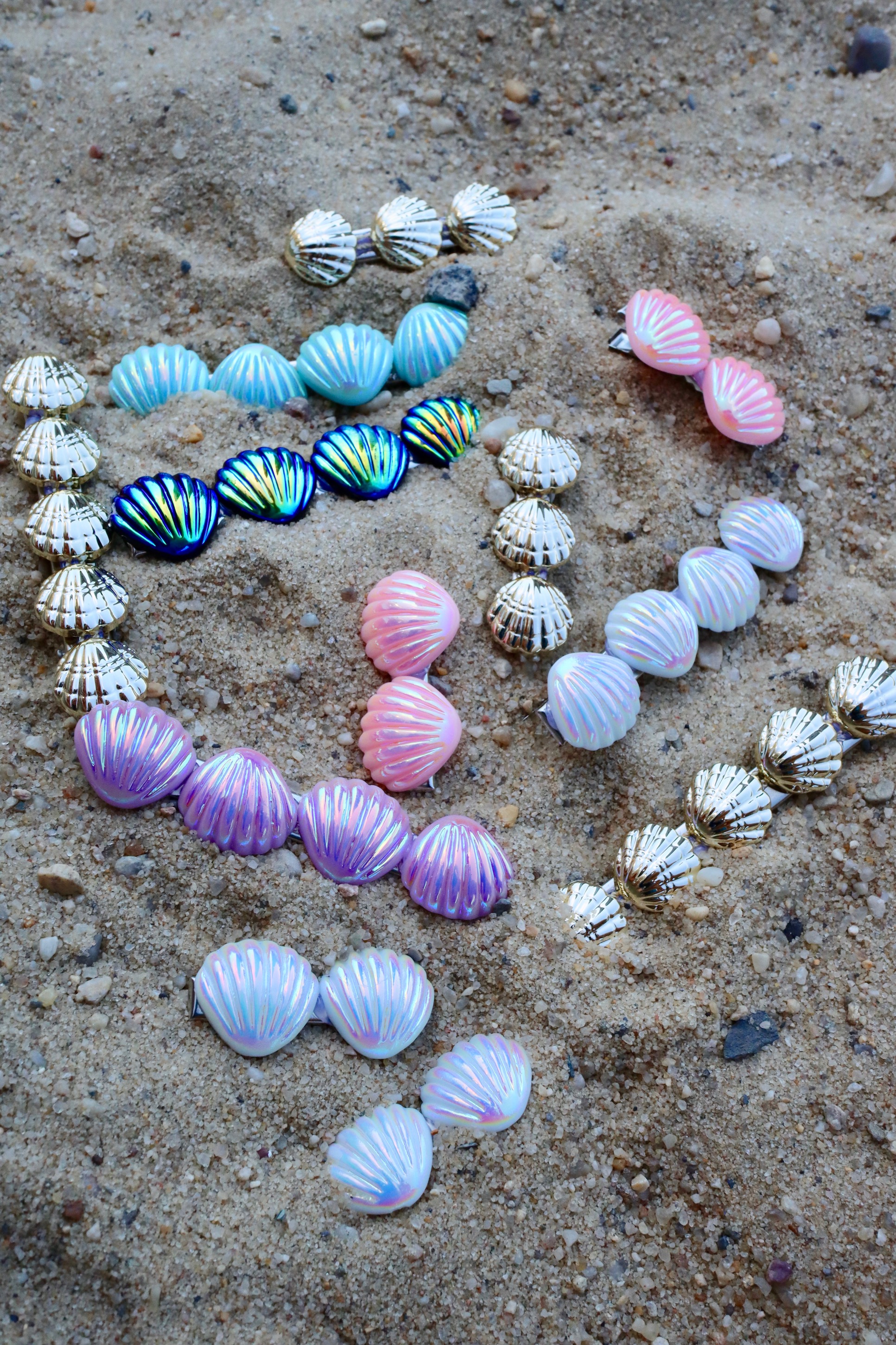 DIY Shell Hairclips! 